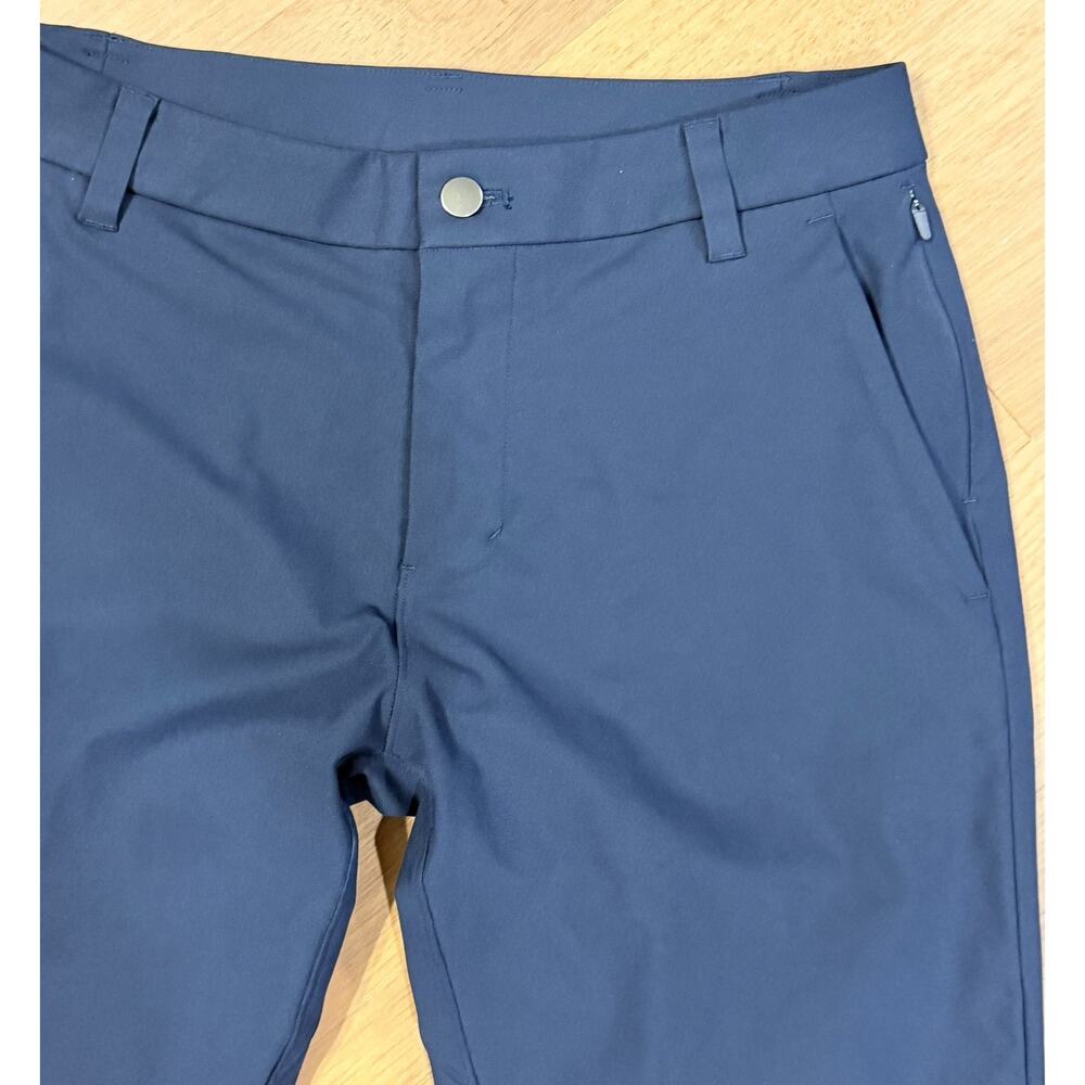 LULULEMON Commission Pants Navy Blue Mens Size 30 M5AS8S Active EUC Golf - Picture 2 of 7